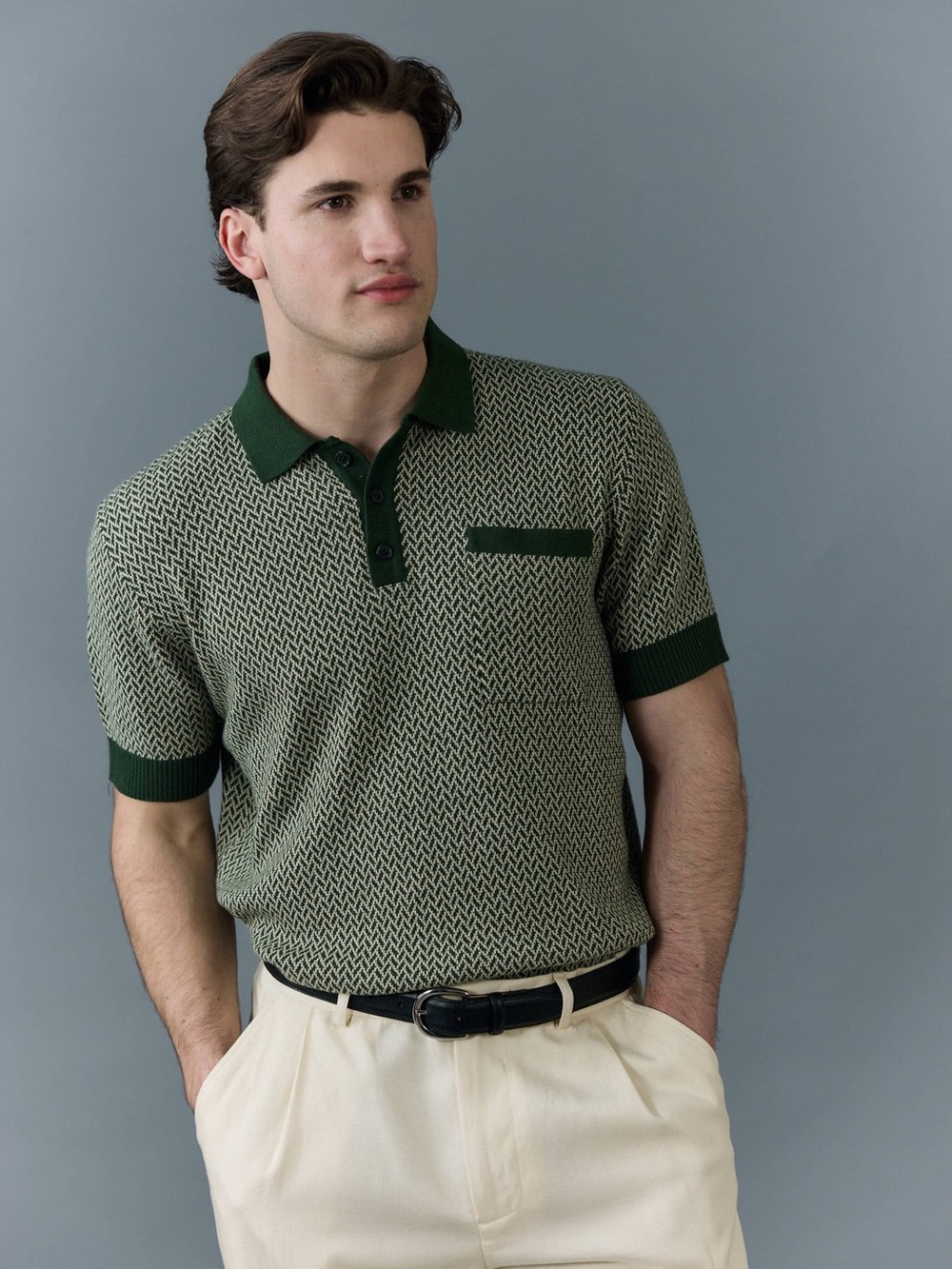 Percival Mens Casa Martini Knitted Polo NEW Size XL